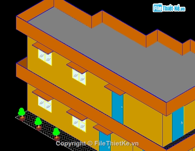 cad mẫu nhà,nhà 3d,cad nhà 3d